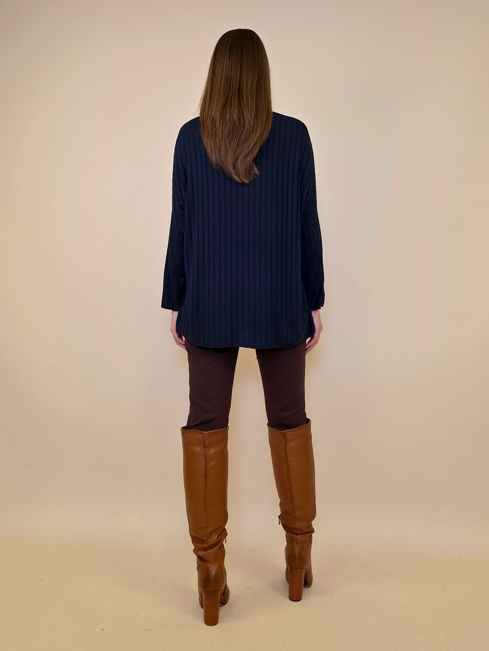 Majica+šal 46 Corinne - navy