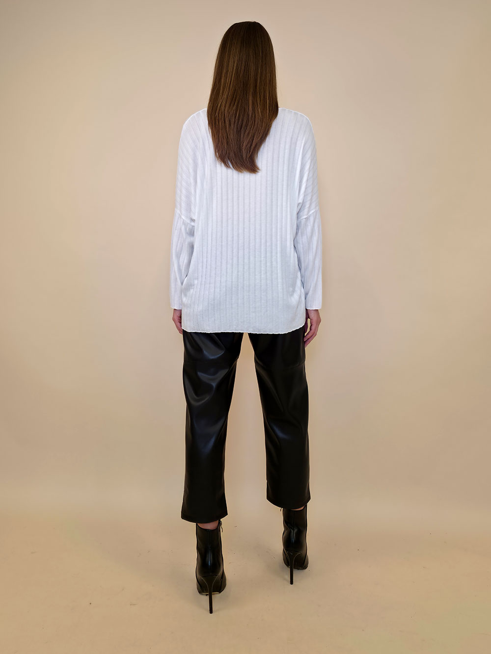 Majica+šal 46 Corinne - panna