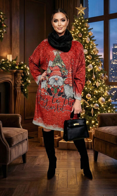 Haljina+šal 42 Arkansas - jersey - Božić Patuljci