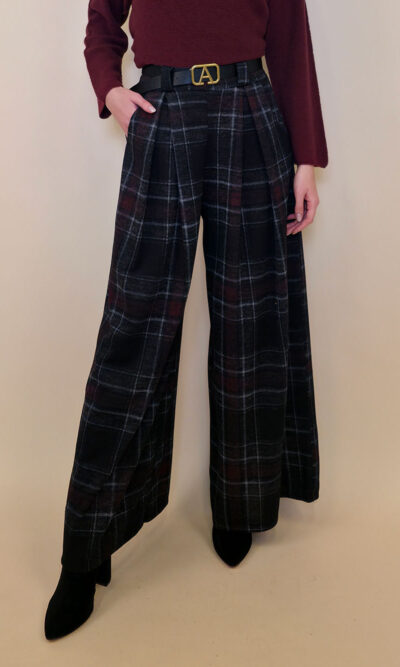 Hlače+remen 47 Benson - black