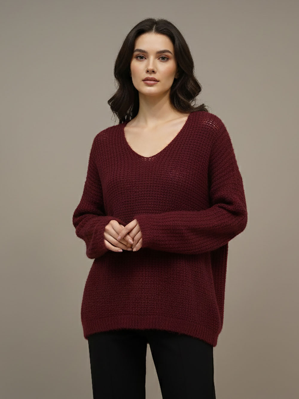 Pulover 61 Oregon - bordo