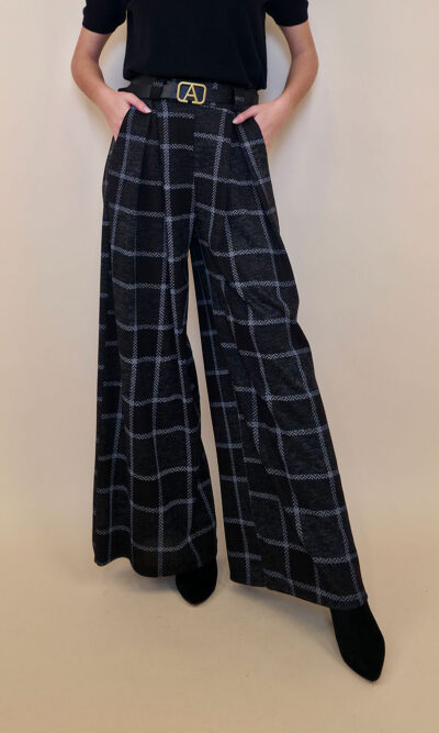 Hlače+remen 47 Benson - black