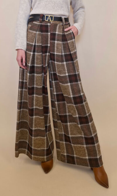 Hlače+remen 47 Benson - camel