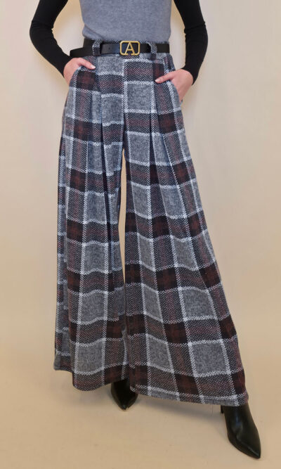 Hlače+remen 47 Benson - grey