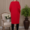 Haljina 46 Tigre deblja winter felpa - red