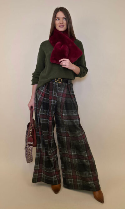 Hlače+remen 47 Benson - military