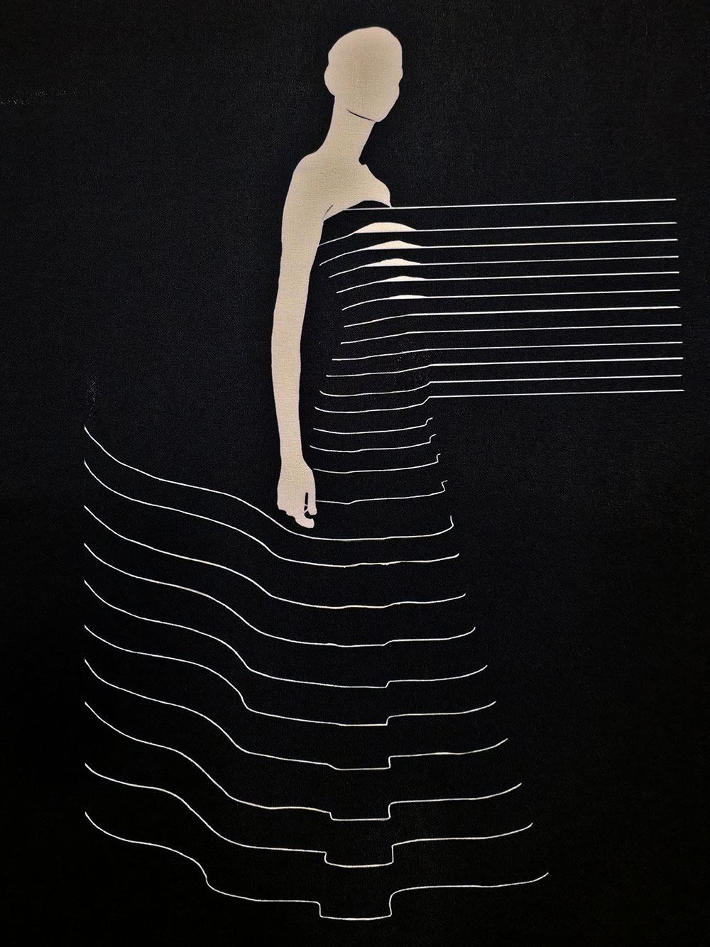 Haljina 48 YoYo deblja winter felpa - black - Slika 2