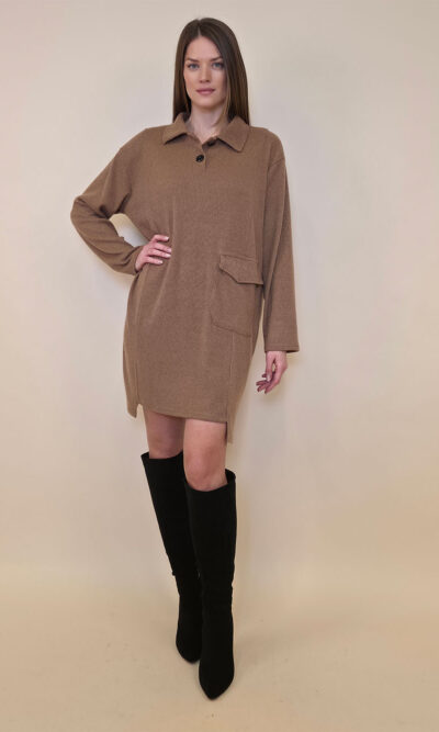 Haljina 46 Ogden - camel