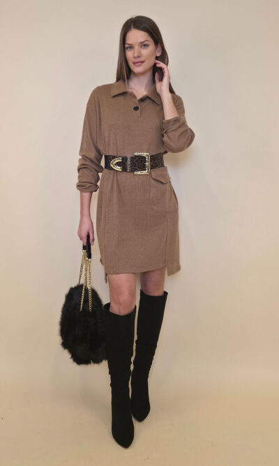 Haljina 46 Ogden - camel