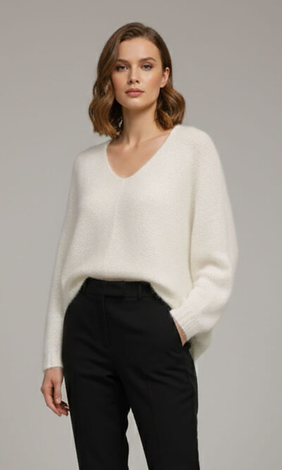 Pulover 52 Alasca - panna