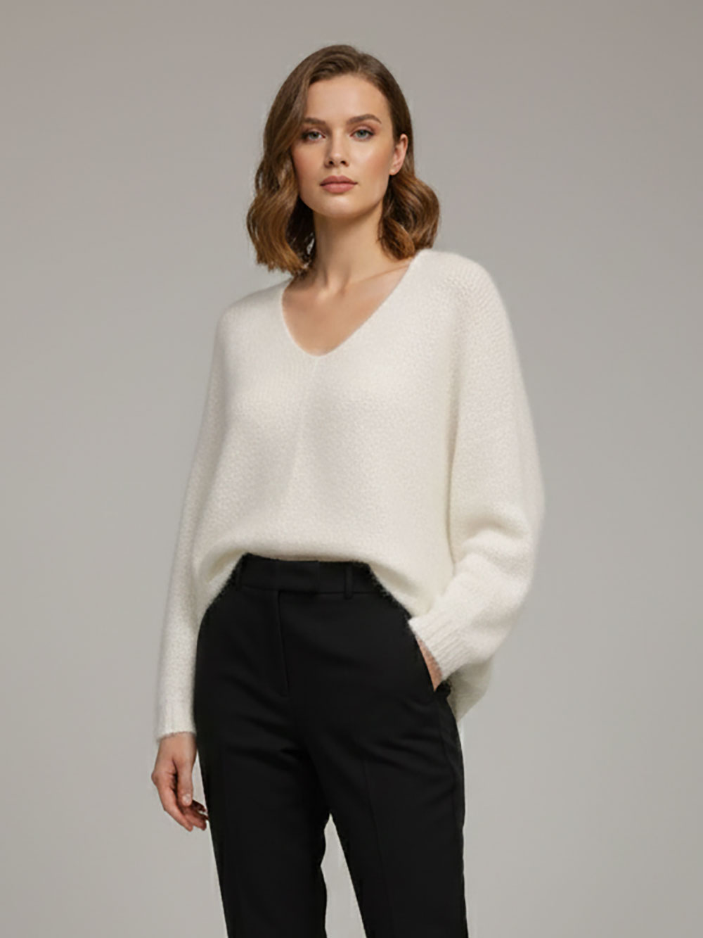 Pulover 52 Alasca - panna