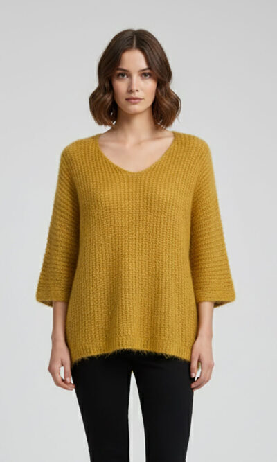 Pulover 61 Oregon - senape