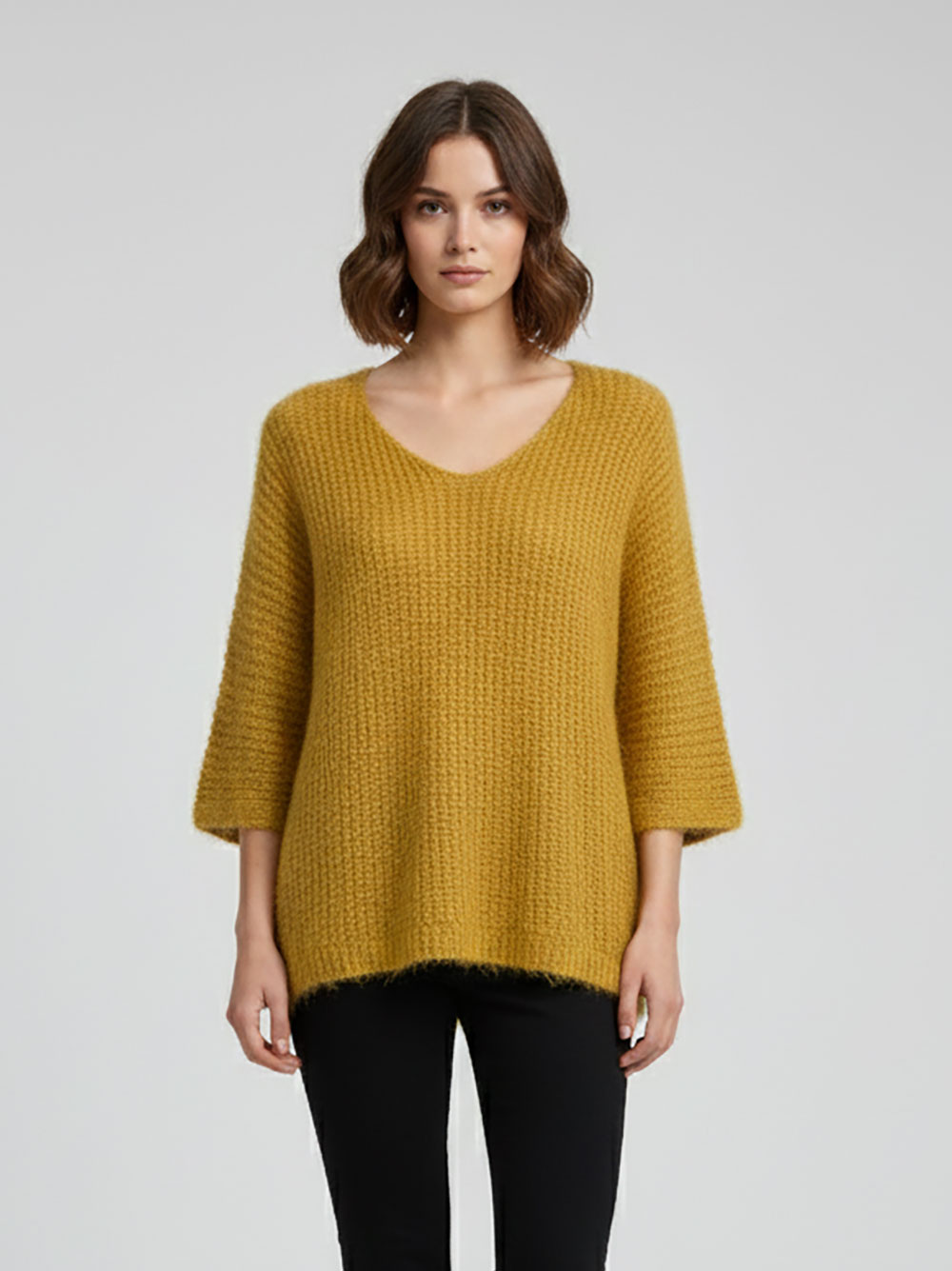 Pulover 61 Oregon - senape