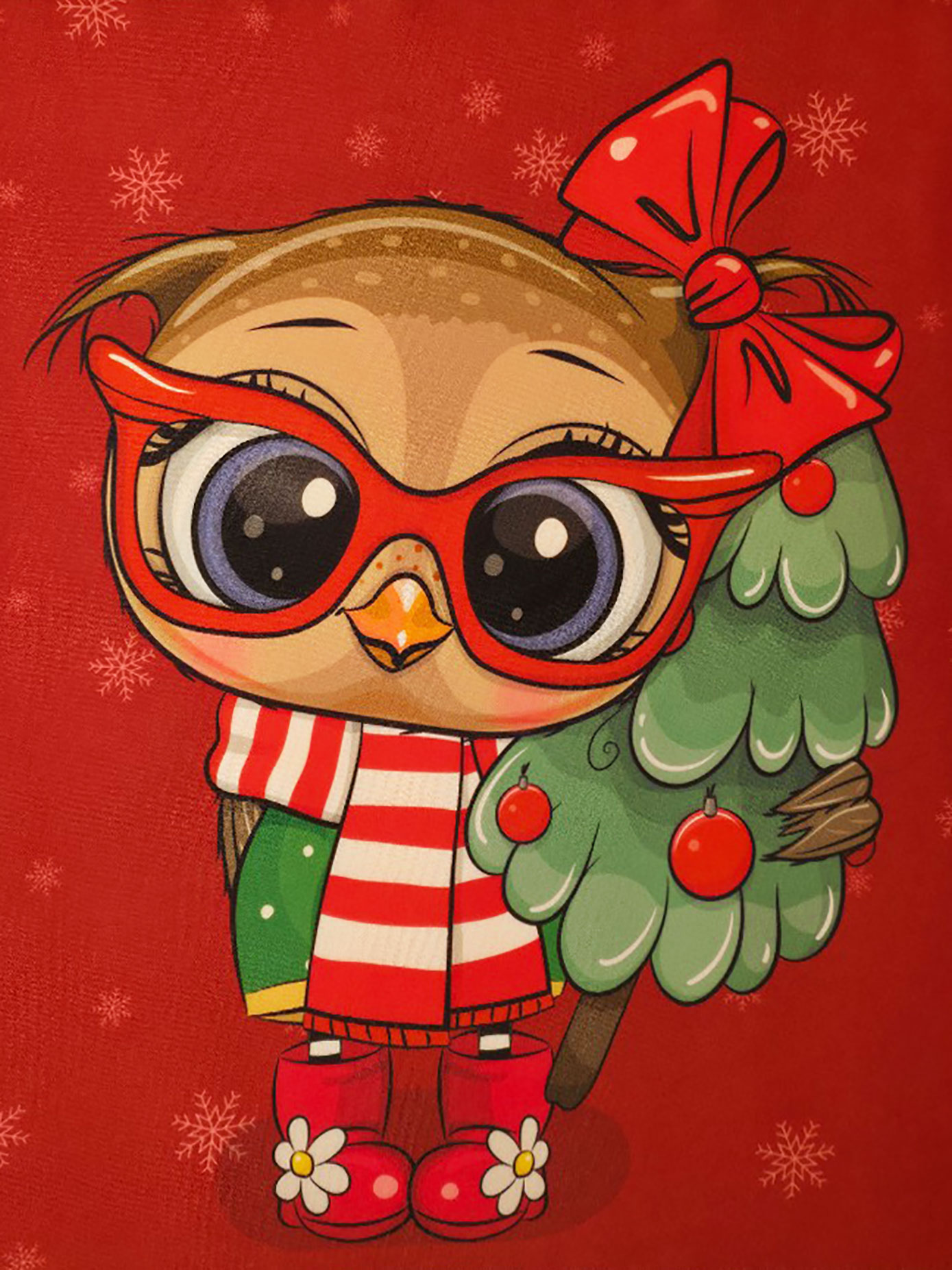 Haljina 48 YoYo deblja winter felpa - red - Slika 2